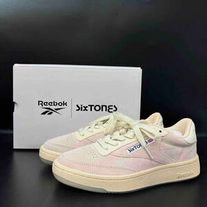 Reebok × SixTONES CLUB C 85 VINTAGE リーボック × ストーンズ クラブ C スニーカー コラボ RB00018 サイズ23.0cm