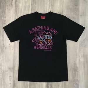 スワロフスキー generals Tシャツ Sサイズ a bathing ape swarovski ラインストーン エイプ ベイプ アベイシングエイプ BAPE ジェネラル 8k