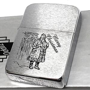 ZIPPO ライター 1941 復刻レプリカ 絶版 クリスマス レア ジッポ サンタ 2002年製 シルバー X