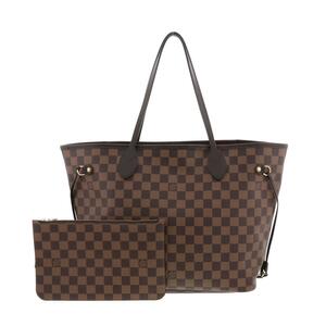 【最終値下げ】【美品】【RI】LOUIS VUITTON ルイヴィトン バッグ トートバッグ N41358 Brown PVC ネヴァーフルMM