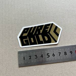 送料無料 ★即決 ブラックダイヤモンド ステッカー ★ シール デカール アウトドア キャンプ Black Diamond PURE GOLD