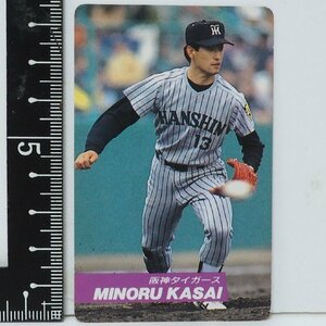 92年 カルビー プロ野球カード No.105【葛西 稔 投手 阪神タイガース】平成4年 1992年 当時物 Calbeeおまけ食玩BASEBALL【中古】