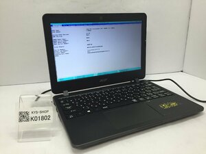 ジャンク/ Acer TravelMate B117-M Intel Celeron N3060 メモリ4.1GB ストレージ無し 【K01802】