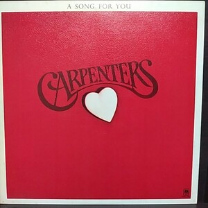 LP 国内盤/CARPENTERS A SONG FOR YOU