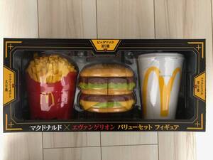 マクドナルド×エヴァンゲリオン バリューセットフィギュア（抽選販売品/未開封・未使用品）EVANGELION初号期・弐号機・零号機 3体セット