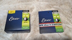 ELIXIR OPTIWEB Lightゲージ３セット＋Custom Light１セット