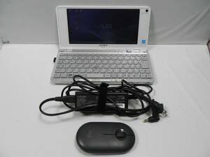 E9760 Y SONY VAIO type P VGN-P72K■Win7 Atom Z520 RAM2GB SSD64GB (マウス、アダプター付属)