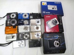 ☆デジタルカメラ 14台 まとめ☆Nikon COOLPIX S6000 S6100/Canon IXY 70/Panasonic DMC-FT2 FX33 FS25/CASIO OLYMPUS コンテジ デジカメ