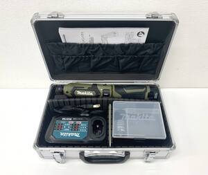 安心取引【大黒屋】★中古美品 Makita マキタ 充電式ペンインパクトドライバ TD022DSHXO★簡易動作確認済み 充電器 バッテリー×2 取説付き