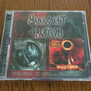 [ Malevolent Creation - Will to Kill / Warkult ] 2CD 送料無料 Suffocation, Morbid Angel, Obituary, Cannibal Corpse, Deicide