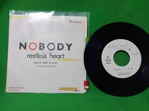 EP レコード NOBODY - RESTLESS HEART (レストレス・ハート)