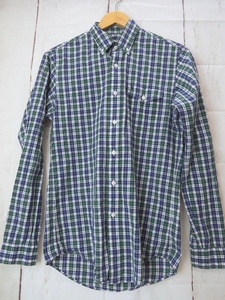 RUGBY RALPH LAUREN ラグビー ラルフローレン 長袖チェックシャツ check shirt ESTAB2004 XS 7911566ROUG 100%COTTON