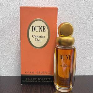 【5730】Christian Dior ディオール DUNE デューン EAU DE TOILETTE オーデトワレ 15ml 箱付き 