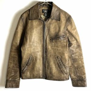 RRL LEATHER SPORTS JACKET レザー スポーツジャケット