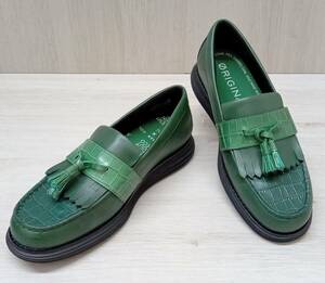 COLEHAAN × emmi/コールハーン×エミ/パンプス/W27605/KILTIE LOAFER/グリーン