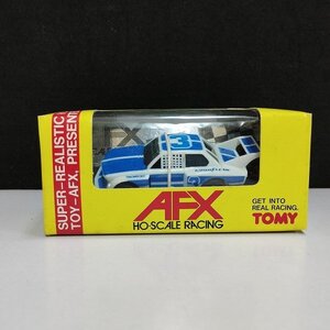 mU921a [難あり] TOMY HOスケール スロットカー AFX L-0002 ライト付 BMW320i (白・青) | ミニカー H