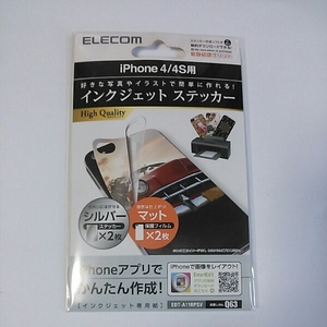 ◇ELECOM iPhone用インクジェットステッカー 