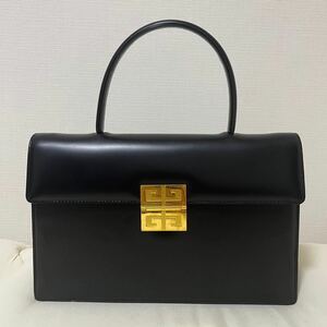 ジバンシー ショルダーバッグ 4G レザー 2way ジバンシイ GIVENCHY ハンドバッグ フォーマルバッグ 本革 シルバー金具 ブラック 黒 