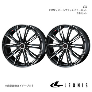 LEONIS/GX アコード CL7/CL8/CL9 アルミホイール2本セット【16×6.5J 5-114.3 INSET52 PBMC】0039347×2