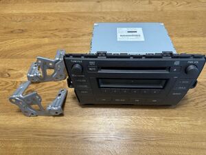 トヨタ プリウス ZVW30 PRIUS CQ-JS01J2AJ ノーマル CDプレーヤー 金具付き 日本製 Panasonic