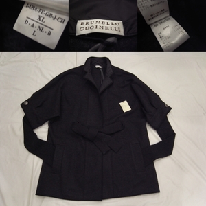 セール 値下げ 新古品 BURUNELLOCUCINELLI ブルネロクチネリ ハーフコート 国内正規品 レディース ミドルコート L XL