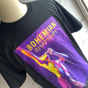 アメリカ古着 クイーン ボヘミアンラプソディー ロックバンド Tシャツ ブラック L size U.S Used Clothing QUEEN BohemianRhapsody T-Shirt