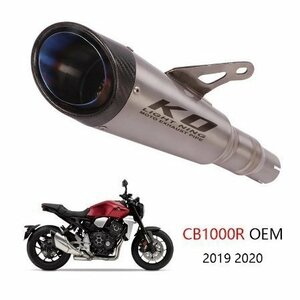 KO Lightning / 310 mm スリップオンマフラー チタン＆カーボン / ホンダ Honda CB1000R 2018- ( SC80 )