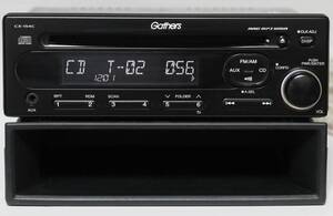 ホンダ純正 CDチューナー CX-154C MP3/WMA/AAC対応 AUX 小物入れ N-BOX 中古良品