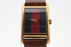 グッチ シェリーライン文字盤 1026L スクエア ゴールド クォーツ レディース 腕時計 GUCCI