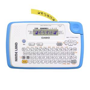 ◆新品未開封 カシオ CASIO ネームランド KL-P40-BU [コンパクトボディに多彩な機能/ブルー] 保証付