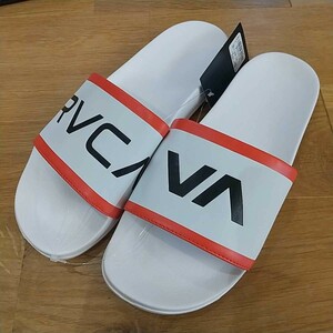 28cm 新品正規品 RVCA シャワーサンダル Sandal SMU NEW 3 COLOR WAY ルーカ/メンズ/スリッポン/ba041988 ホワイト