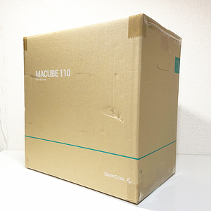 DEEPCOOL MACUBE 110 黒 ブラック micro ATX PCケース 強化ガラス