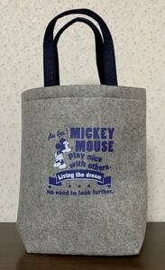 ◇非売品◇　MICKEY MOUSE Disneyデザイン　 フェルトトートバッグ 　ミッキーマウス　ディズニー