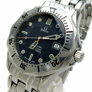 １円 オメガ シーマスター300 プロフェッショナル ボーイズ ネイビー 2562.80 時計 OMEGA SEAMASTER 2562-80 メンズ レディース ジャンク