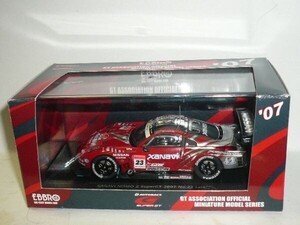 ☆1/43 EBBRO SUPER GT500 XANAVI NISMO Z No.23 Late Version 銀/赤