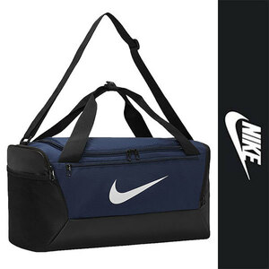 新品 NIKE DUFFEL BAG ナイキ ダッフルバッグ ボストンバッグ ネイビー ブラック スウッシュ ショルダー バッグ メンズ NSW 41L 正規品