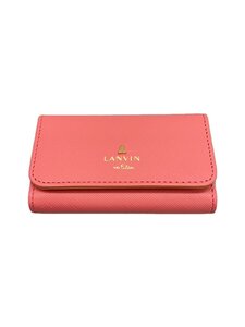 LANVIN en Bleu◆キーケース/-/PNK/無地/レディース