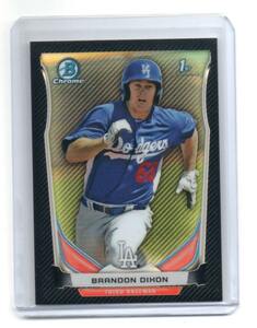 2014 Bowman Chrome [BRANDON DIXON/ブランドンディクソン]1st Bowman Carbon Fiber Refractor(カーボンファイバー)Card 10枚限定 元楽天