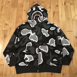 ★XL★ BAPE LIQUID CAMO SHARK FULL ZIP HOODIE shark full zip hoodie a bathing ape エイプ ベイプ シャーク パーカー 迷彩 yz1