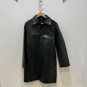 A.P.C アーペーセー コート LEATHER COAT レザーコート サイズS ブラック 703722