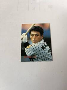 レア　カルビー　プロ野球カード　85年 真弓明信　阪神　タイガース　チップス　392 中古品　当時物 100円～売り切り