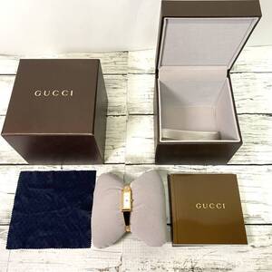 GUCCI グッチ 稼動品 1500L バングルウォッチ 1Pダイヤ ピンクシェル レディース 時計 クオーツ ケース12mm