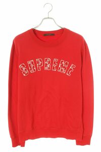 シュプリーム ルイヴィトン スウェット LV Arc Logo Crewneck サイズ:L モノグラムアーチロゴスウェット 中古 SB01