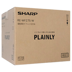 SHARP 過熱水蒸気オーブンレンジ PLAINLY RE-WF275-W ホワイト [管理:1100058152]