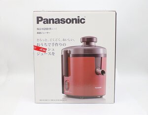 １円【未使用】パナソニック 高速ジューサー MJ-H200-R レッド Panasonic z24-2181 z_e