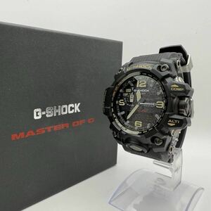 【稼働品】CASIO　G-SHOCK　MUDMASTER　GWG1000　ソーラー電波腕時計　ブラック　保存箱　取扱説明書　カシオ　Gショック