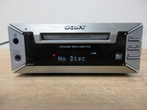 SONY ソニー MDS-PC2 MDレコーダー 音響機器 オーディオ 通電確認のみ