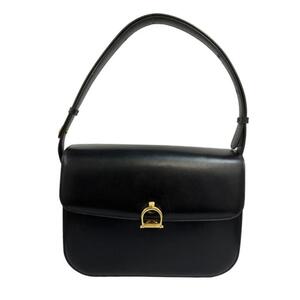 中古AB セリーヌ CELINE ヴィンテージ レザー 本革 ショルダーバッグ ワンショルダー ハンドバッグ　149748