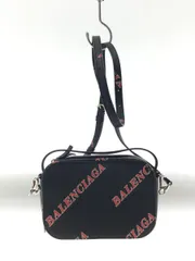 BALENCIAGA ショルダーバッグ レザー ブラック