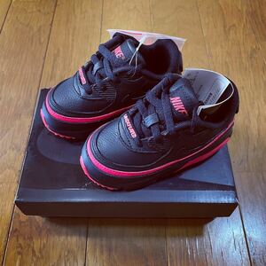 12cm UNDEFEATED NIKE TD AIR MAX 90 BLACK/RED